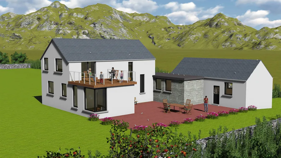 Danarch residential design project, interior view